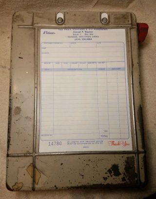 Vintage Metal Grayline Autographic Register