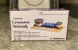 Vintage Radio Shack Universal 3 Way Crossover Network 40 - 1299 - Brand