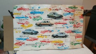 (6) Vintage Buick Book Covers / Advertizing Color Pictures All Buick 1953 - 1980