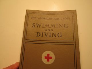 Vintage Doubleday & Co.  1938 American Red Cross Swimming And Diving Book