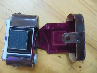 Vintage Kodak Retina Ia Camera 35mm,  German Made With Brown Leather Case