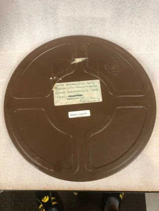 Vintage Goldberg Bros 600’ Metal 16mm Film Reel W/ Canister Tin / Usa Medical