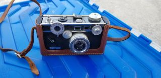 Vintage Argus 3.  5 50mm Coated Cintar Camera W/leather Case