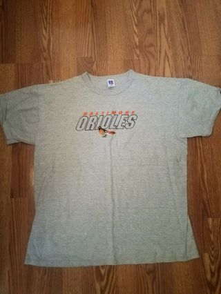 Vintage Russel Athletic Mlb Baltimore Orioles T Shirt - Xl