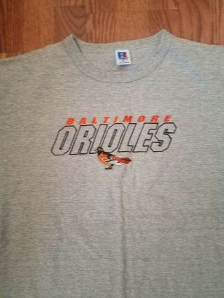 Vintage Russel Athletic MLB Baltimore Orioles T Shirt - XL 2