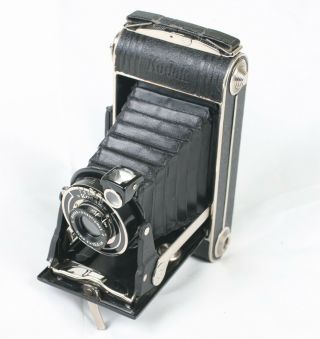 Kodak Junior 620 Medium Format Folding Bellows Film Camera Anastigmat 10,  5cm