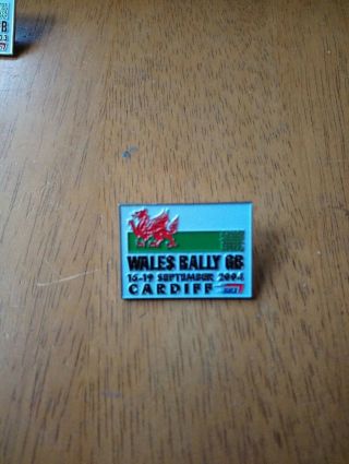 Wales Rally Gb 2004 Competitors Pin Badge