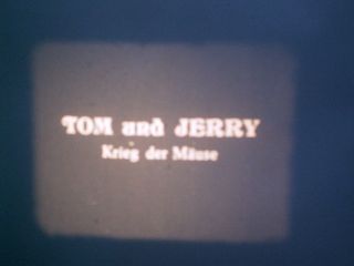 TOM & JERRY der Krieg Mause 8 mm FILM SOUND Black and white 3