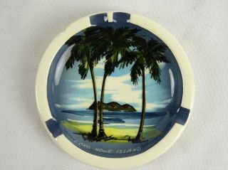 Vintage Australia Studio Anna Lord Howe Island Souvenir Hand Painted Ashtray