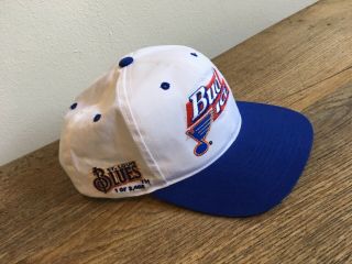 Bud Ice Nhl St.  Louis Blues Hockey Baseball Cap Hat Snap - Back Budweiser [ltd Ed]