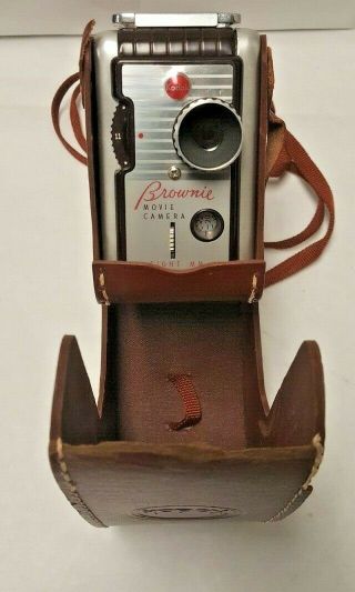 Vintage Kodak Brownie 8mm Film Movie Camera Runs