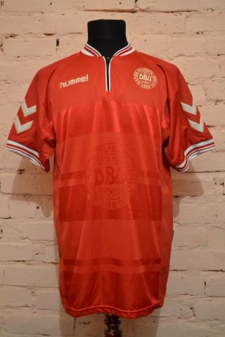 Vintage Denmark Football Shirt 2000/2001/2002 Jersey Trikot World Cup Hummel