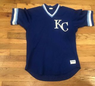 Vintage Kansas City Royals Baseball Majestic Mlb Baseball Jersey Adult Large