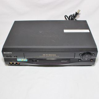 Sony Slv - N55 Vcr Vhs Player / Recorder No Remote Read (2)