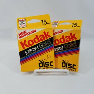 30 Exposures - Vintage Kodak Disc Camera Gold Kodacolor Print Film 07/1993