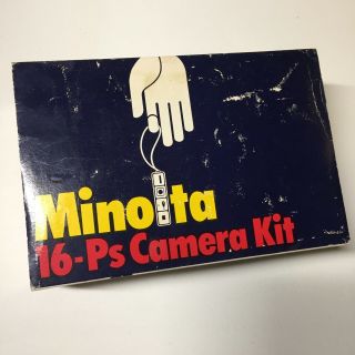 Minolta 16 Ps Camera With All Papers,  Case,  And Flashbulb Unknown