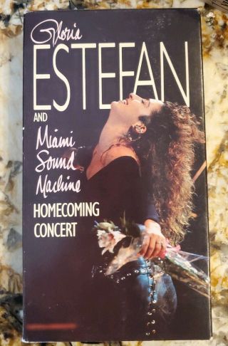 Gloria Estefan and Miami Sound Machine Homecoming Concert Vintage VHS 1989 2