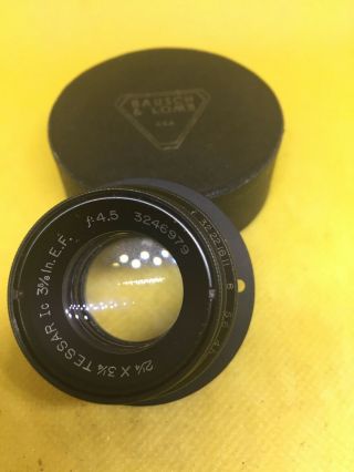 Vintage Bausch and Lomb Tessar lens 3