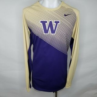 Nike Dri - Fit University Of Washington Huskies Long Sleeve Shirt 2xl