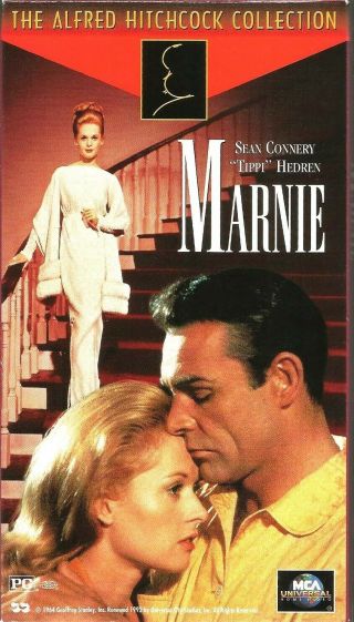 Marnie Vhs 1995 Tippi Hedren Sean Connery Diane Baker Bruce Dern Hitchcock Vtg