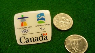 Paralympic Olympic 2010 Bc Canada Games Lapel Pin Clutch 78