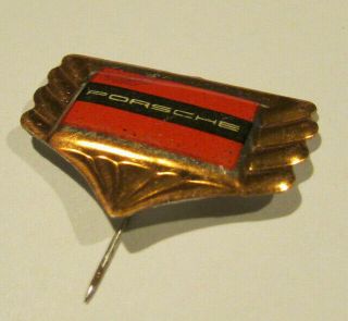 Porsche 356 912 911 Car Stick Pin Badge Vintage 1950 