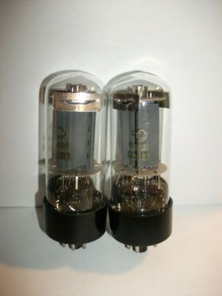 6p3s / 6l6 / 6l6gt Matched Pair Russian Tubes