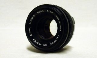 Oem Olympus F/1.  8 50mm Zuiko Auto - S Prime Lens Slr Film Camera Dslr Dirt Specs