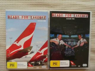 Qantas - Ready For Take Off Series 1 & 2 (standard Dvds - Region 4) (read)