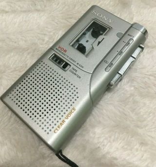 Sony M - 630v Microcassette - Corder Handheld Clear Voice Recorder - Music