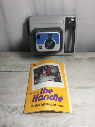 Vintage Kodak the Handle Instant camera Unique Find 3