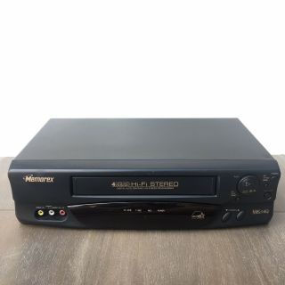 Memorex Mvr4052 Vcr 4 Head Hi - Fi Stereo Vhs Player Recorder