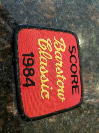 Very Rare Score Offroad Racing Patch Vintage Jacket Barstow 1984 Hdra Desert
