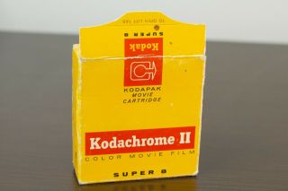 Kodak Kodachrome Ii 2 Color Movie Film 8 Cartridge 50 