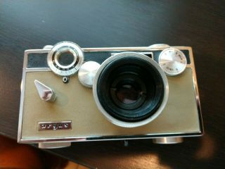 Vintage Argus 3 Range Finder 35 Mm Camera With Leather Case