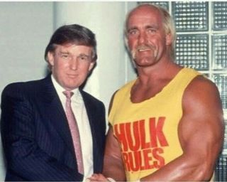 Donald Trump & Hulk Hogan 8x10 Photo Wrestling Picture Wwf