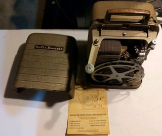 Vintage Bell & Howell 8mm Movie Projector Model 253 - A