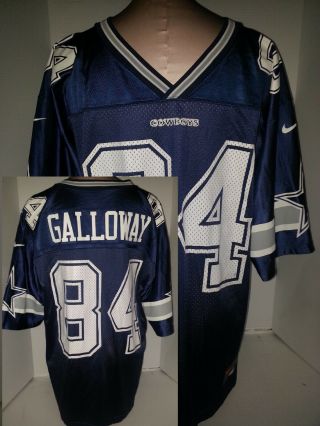 Nike Dallas Cowboys Joey Galloway 84 Nfl Football Adult Size Large Jersey