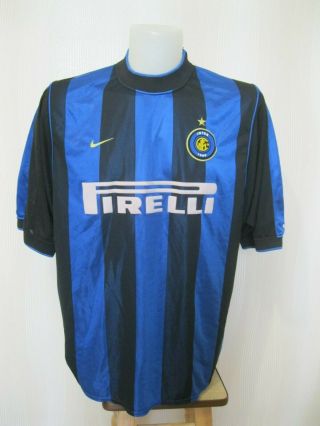 Inter Milan 2000/2001 Home Size 2xl Internazionale Nike Shirt Jersey Maillot Xxl