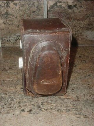 Vintage Ciro - Flex Model E Tlr Camera Wollensak 85 Mm 3.  5 Rapax