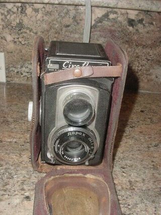 Vintage Ciro - flex Model E TLR Camera Wollensak 85 Mm 3.  5 Rapax 2