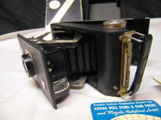 Vintage Jiffy Kodak Six 16 Series II Camera Black color USA 295 3