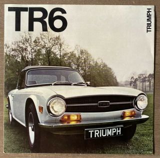 1971 Triumph Tr6 American Sales Brochure (tr 711)