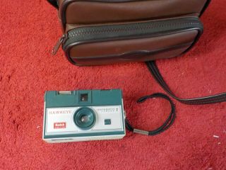 Vintage Late 1960s Kodak Hawkeye Instamatic Camera W/case (ah)