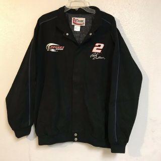 Nascar Jacket Rusty Wallace Miller Lite Beer Chase Authentics 2 Ford Mens L