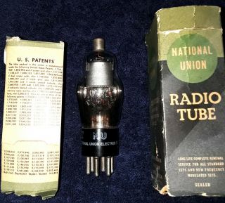 National Union " Nos " Type 78 Vintage Vacuum Tube