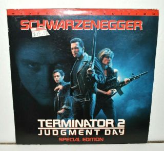 Vintage Laser Disc Terminator 2 Judgment Day Arnold Schwarzenegger