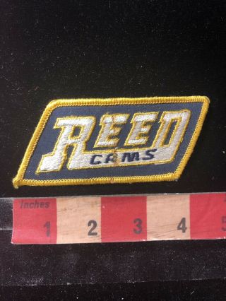 Vtg & As - Is - Bad - Stitching Car Related Reed Cams Patch S99z