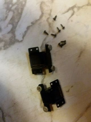 Technics Sl - 23 Turntable Parts - Dust Cover Hinges (pair) (also Fits Sl - 20)