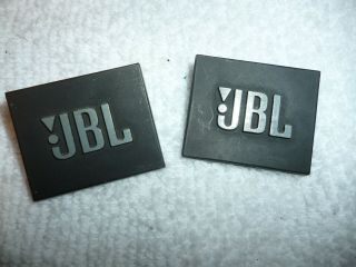 (2) Jbl Speaker Grill Metal Badges W Pins L100t L80t L60t L20t L100
